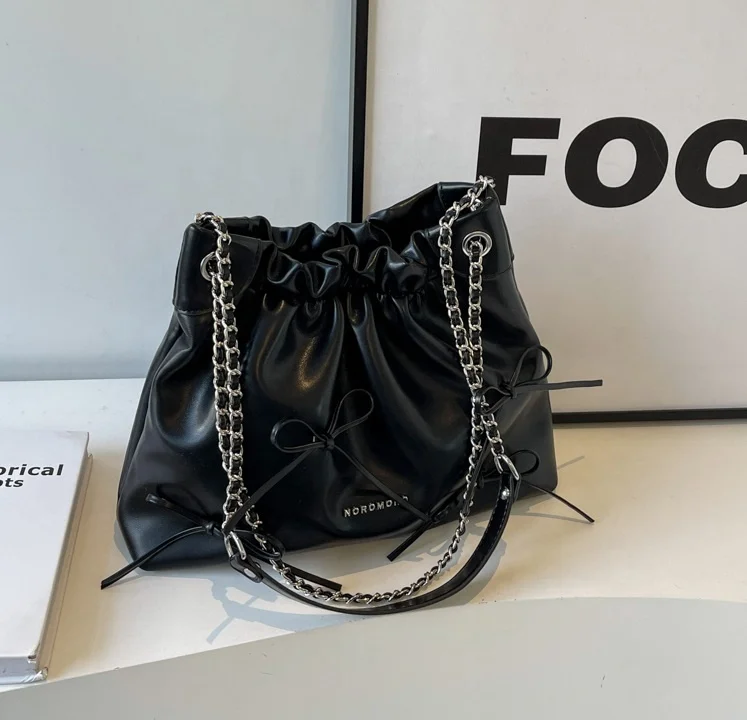 New Fashion Handbags 2024 Lady Chain Bucket Bags Lady Design Purses For Ladies