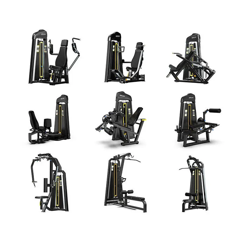 XOYOOU Commercial Gym Body Building Fitness Strength Training Equipment Pin Loaded Selection Seated