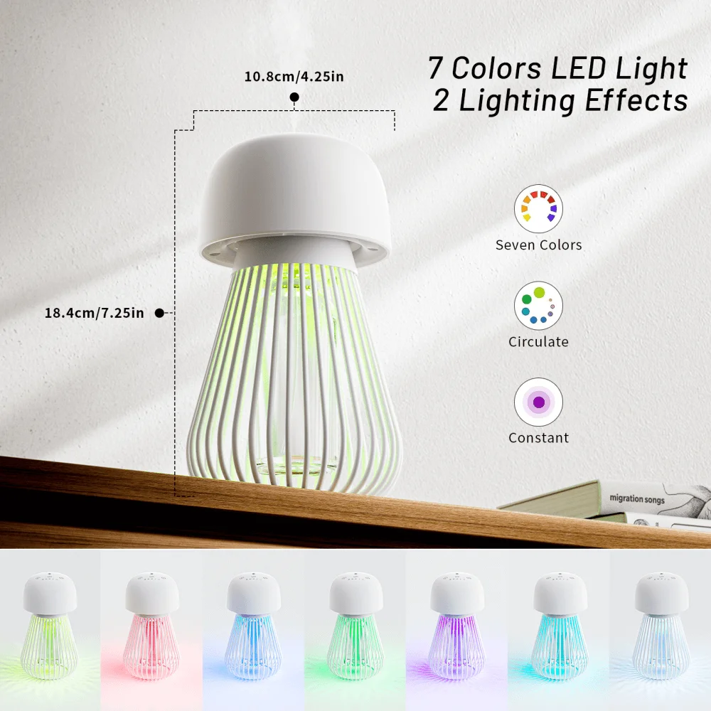 Luxury USB Aroma Diffuser 1-Year Warranty Adds Essential Oils Household Use USB Power Source Fragrance Aromatherapy Functions US