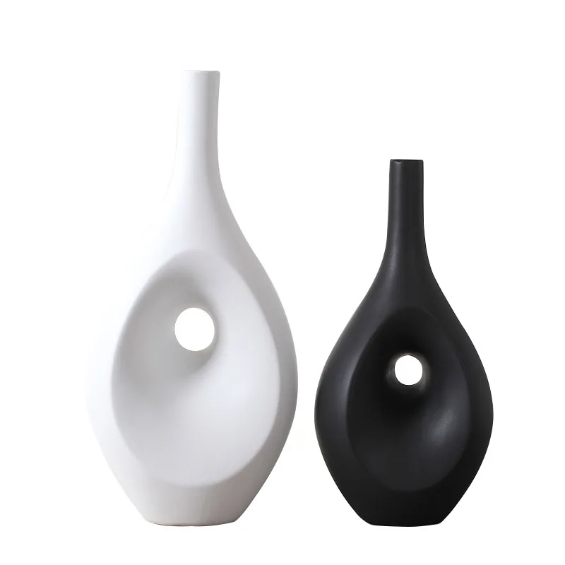 Hot Selling Nordic Style Simple Decoration Home Decor Ceramic Flower Vase