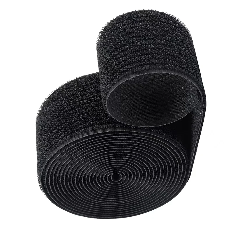 Sew on Self Adhesive Two-in-One Fastener Tape Hook And Loop 25MM 38MM One Same Side Tape Fastener Self-gripping wellcroes strap
