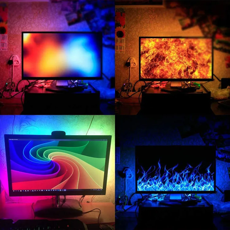 Wholesales Price 3.2Ft 16.4Ft Ip20 Ip30 Dream Color Flexible Lighting Digital Led Strip APA102 Sk9822 144