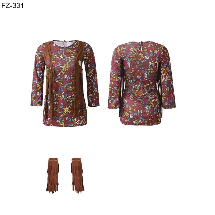 Adult Women Suit Clothes Halloween Carnival Party Hip-hop Style Disco Retro Girls Costume