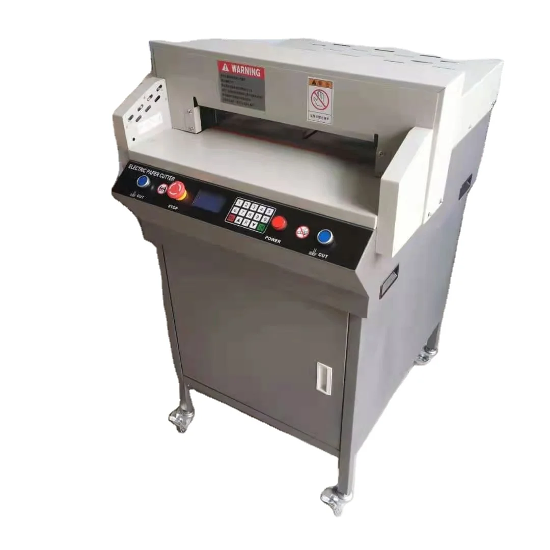 450 2021 Heavy Duty A3 A4 500mm Books Flyers Printing Shop Use Automatic Paper Cutting Machine Programming Paper Cutter