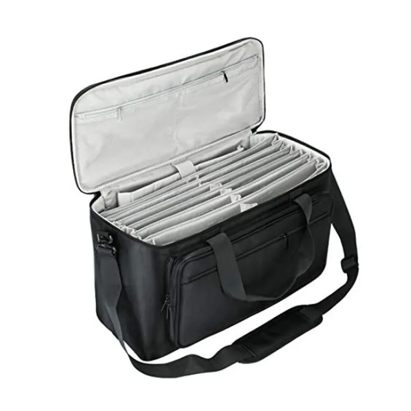 Large Travel Gig Band Cable File Bag with Double Separate Gig Bag DJ Cable File Bag