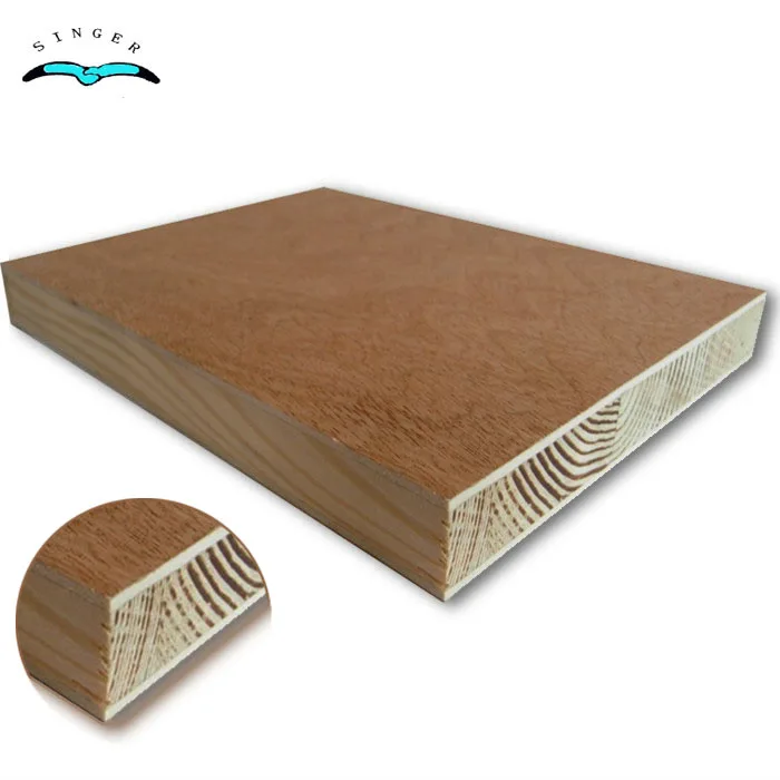 18mm Melamine Film Block Board Poplar Pine Paulownia Wood Industrial FIRST-CLASS Multi-layered 1*20GP SINGER Anhui Solid E0