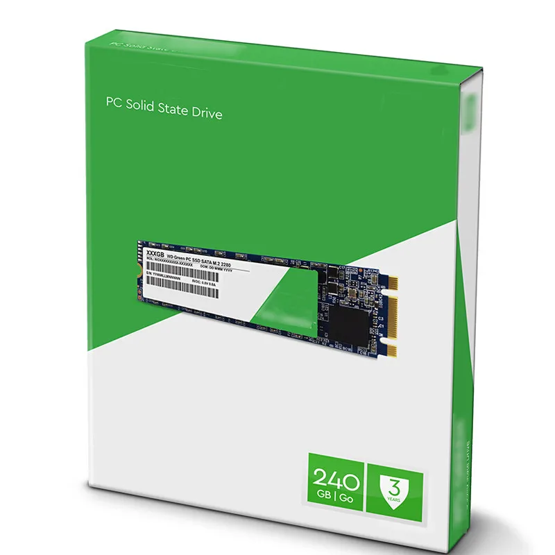  100% Оригинальный Wester D-цифровая зеленый SSD 120 ГБ 240 M.2 2280 545 МБ/с. Внутренний твердотельный накопитель жесткий диск ноутбука