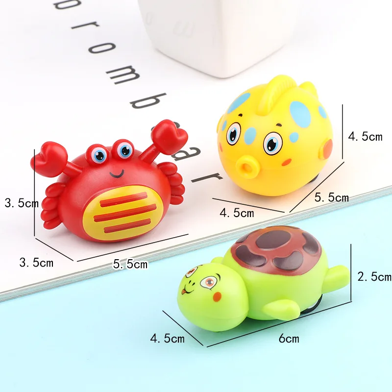 Factory funny children crab tortoise cute fish cartoon animals toys animal plastic pull back toy car
