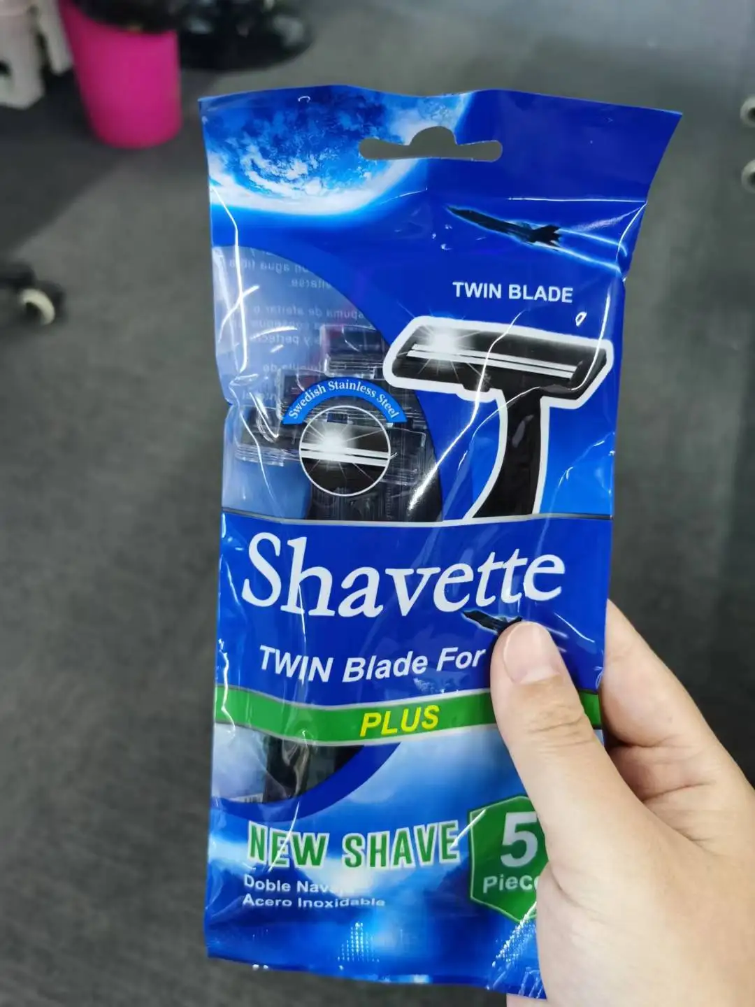 D211 Wholesale price twin blade disposable razor shaving machines two blade razor