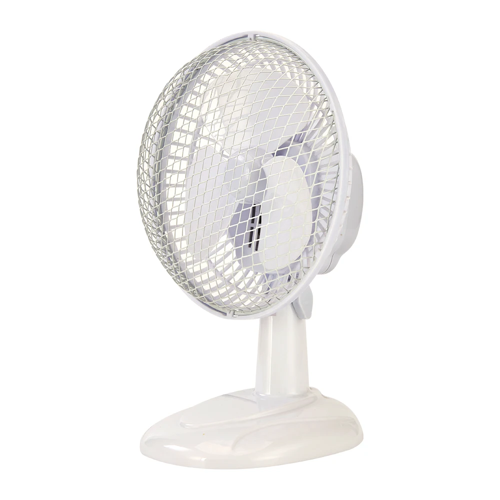 Пластиковый Настольный вентилятор, 6 дюймов, 2 скорости ветра