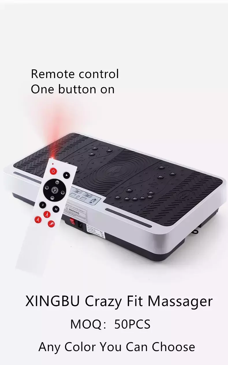  NEW Fitness Body Workout Exercise Machine Mini Ultrathin Vibration Plate Crazy Fit Massage