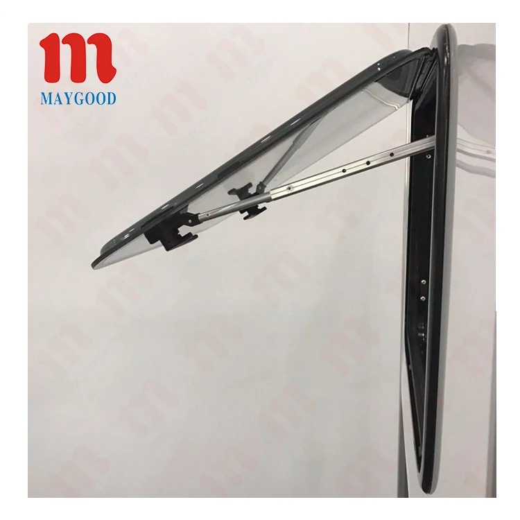 Maygood aluminum 350x500mm MG17RW RV rounded corner window with E13 for RV caravan and modified car