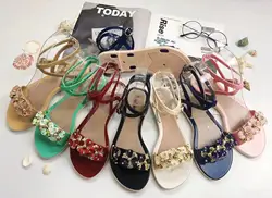 Factory Fuzzy Sandals Slippers Ladies Summer Classic Chappal Women Anti-slip Low Price Sandals