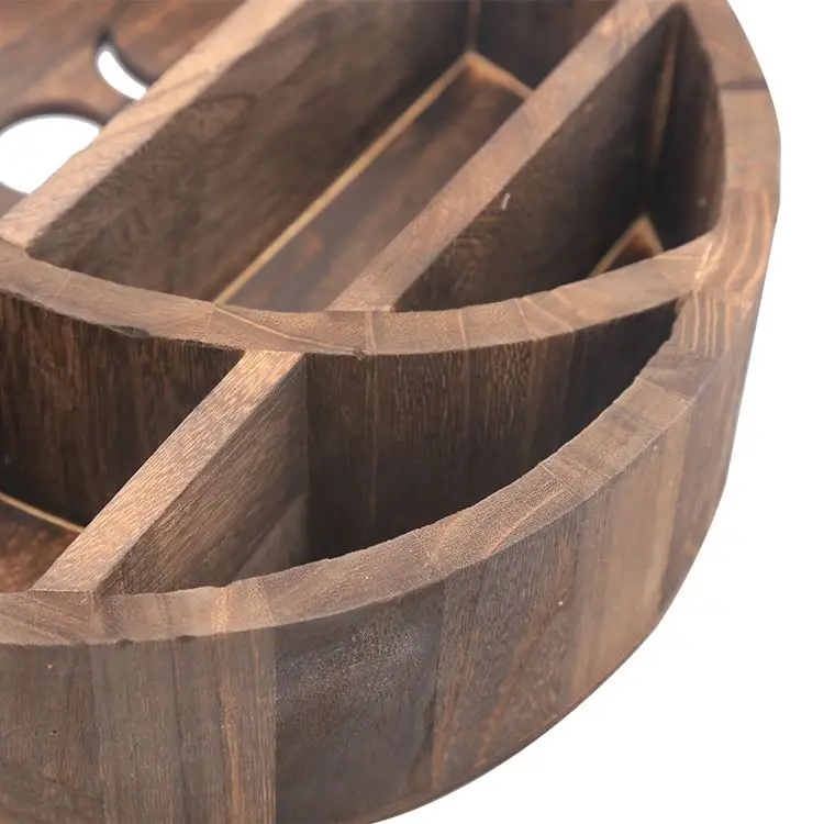 Mounted Hanging Floating Wooden Storage Rack Moon Wall Shelves