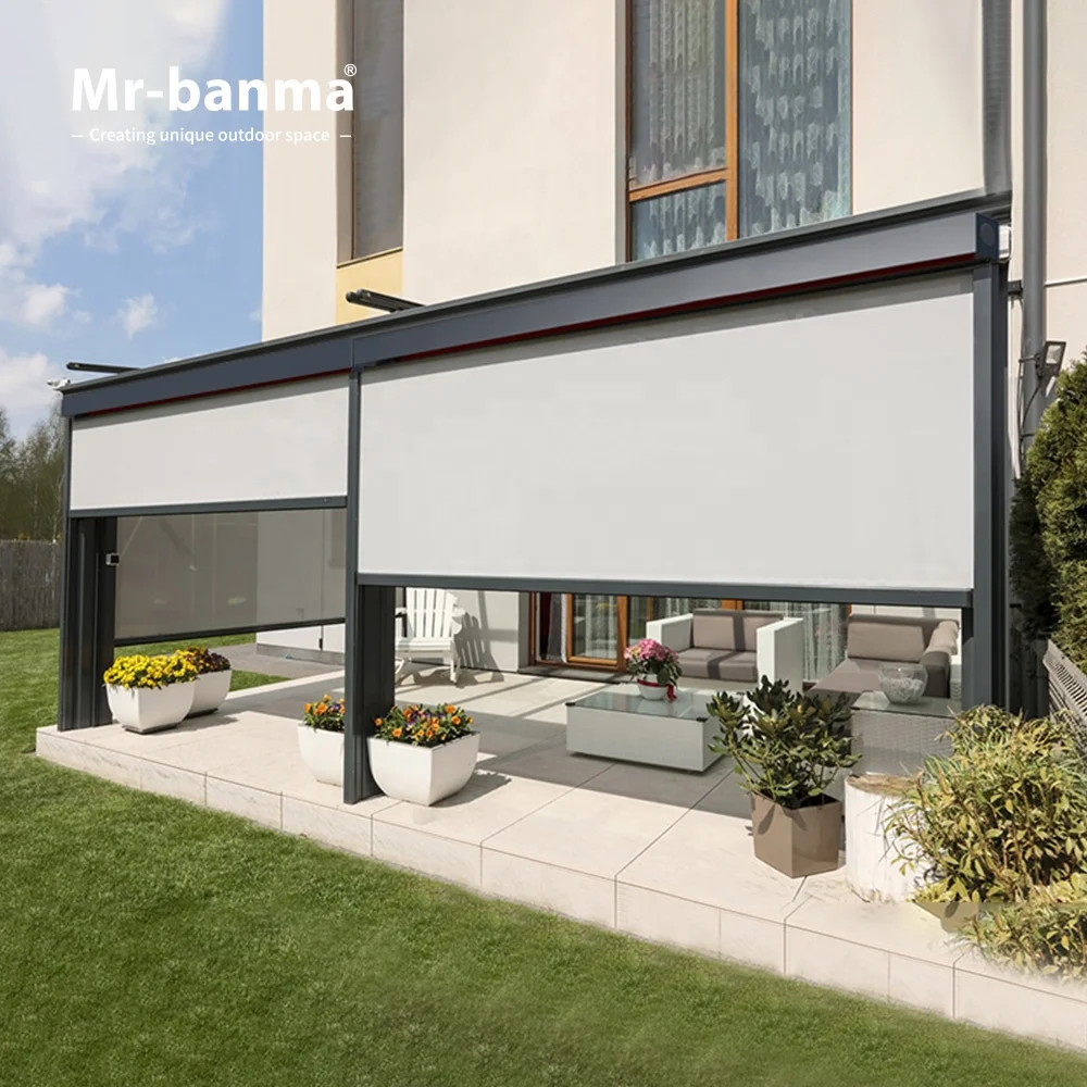 outdoor cover patio ziptrak blinds screens retractable motorized with patio blinds