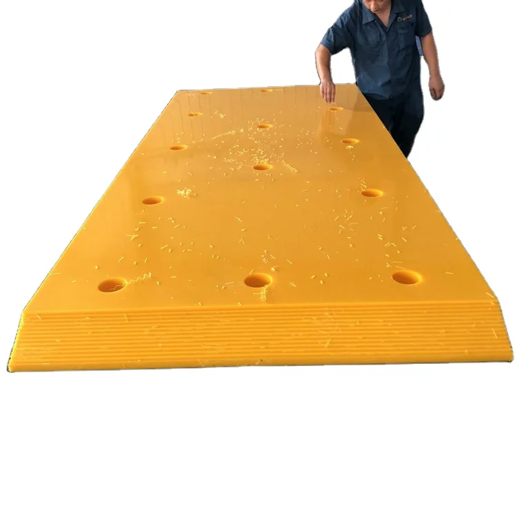 UHMWPE marine fender pads/harbor side protection panels or marine boards for dock bumper boards