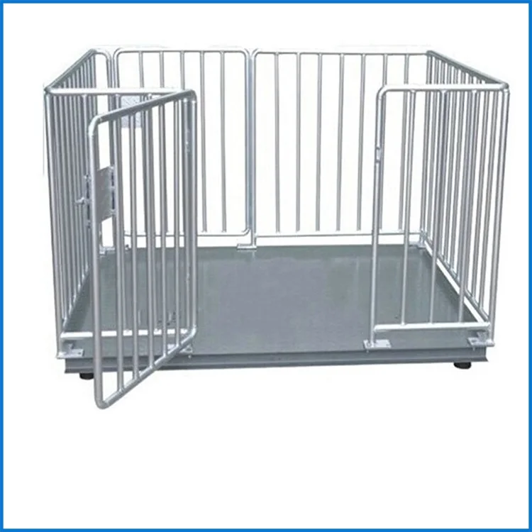 Electric Animal Livestock Cattle Pig Weight Floor Scale Digital Sheep Measuring Weighting Scale 100kg 300kg