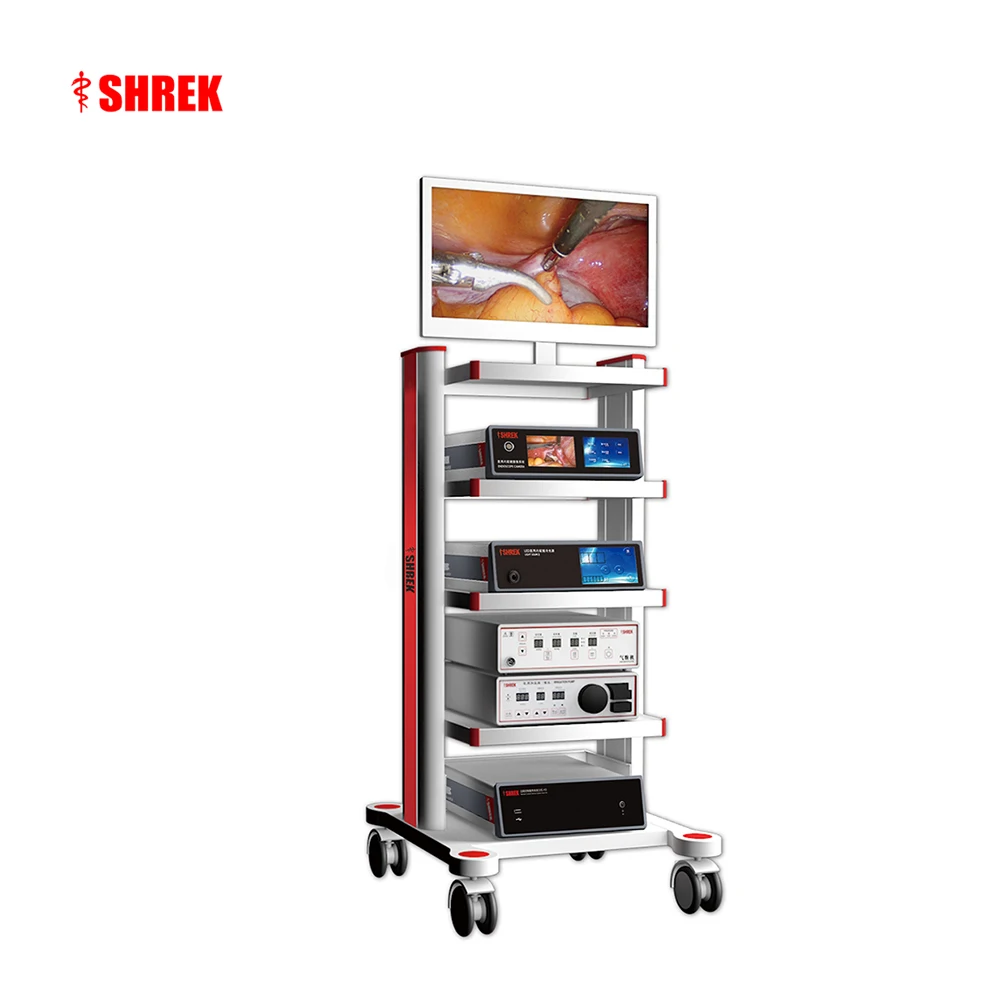 factory price laparoscopic tower with instrument full set equipement