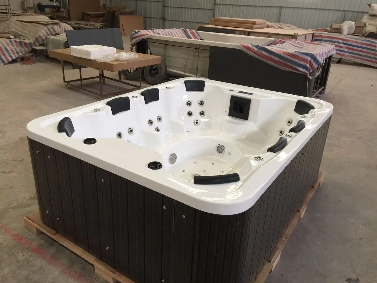 HS-B018G spa на 8 человек/Гидромассажная Ванна выше земли/Гидромассажная мест