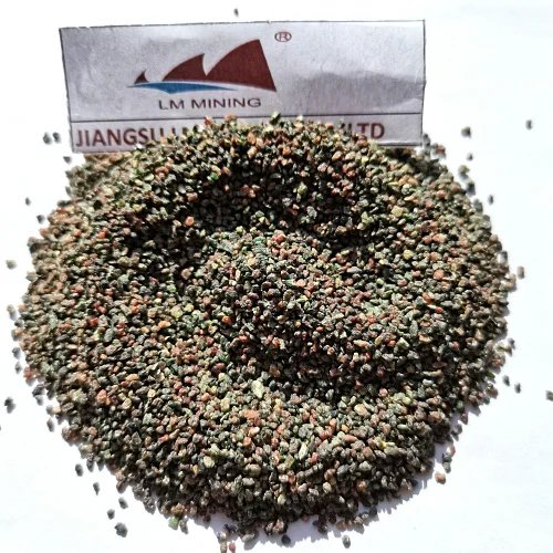 Green garnet 30/60 mesh with competitive price