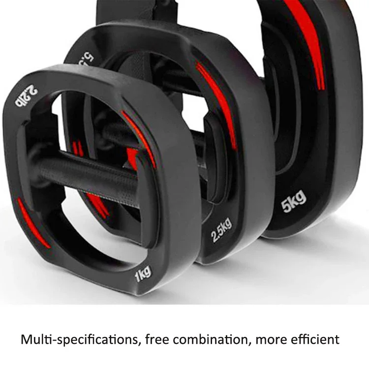 Fitness Equipment Gym Weightlifting Barbell Set Home Adjustable 20KG Dumbbell Barbell Bar