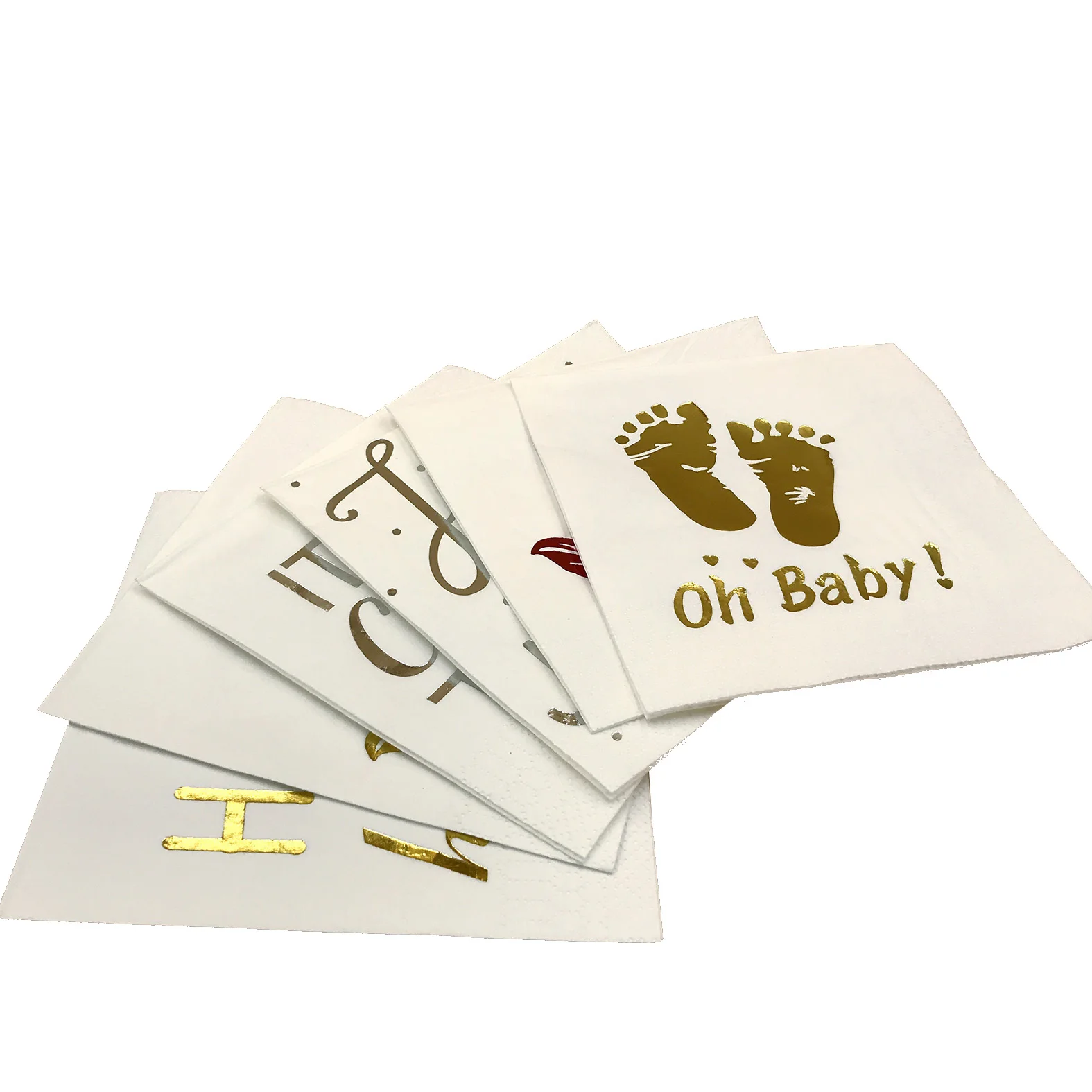 Rose Gold  Paper Napkins custom wholesale