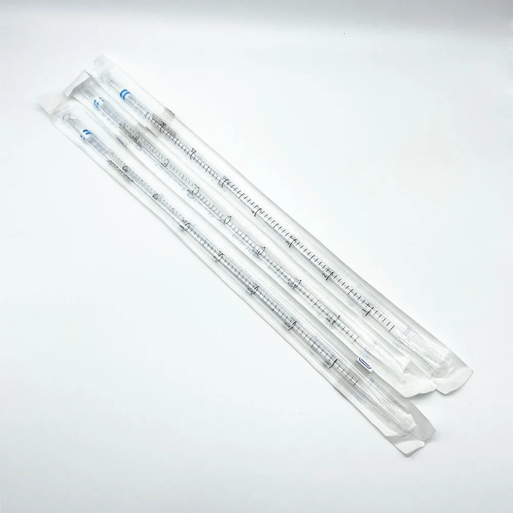 Manufacture 1ml 2ml 5ml 10ml 25ml 50ml Disposable Sterile Graduated Serum Pipette
