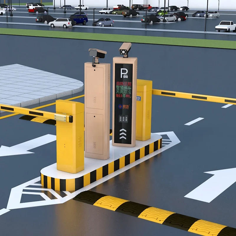 Hydraulic arm parking boom barrier gate automatic car park barrier system rfid access control barrier gate for parking