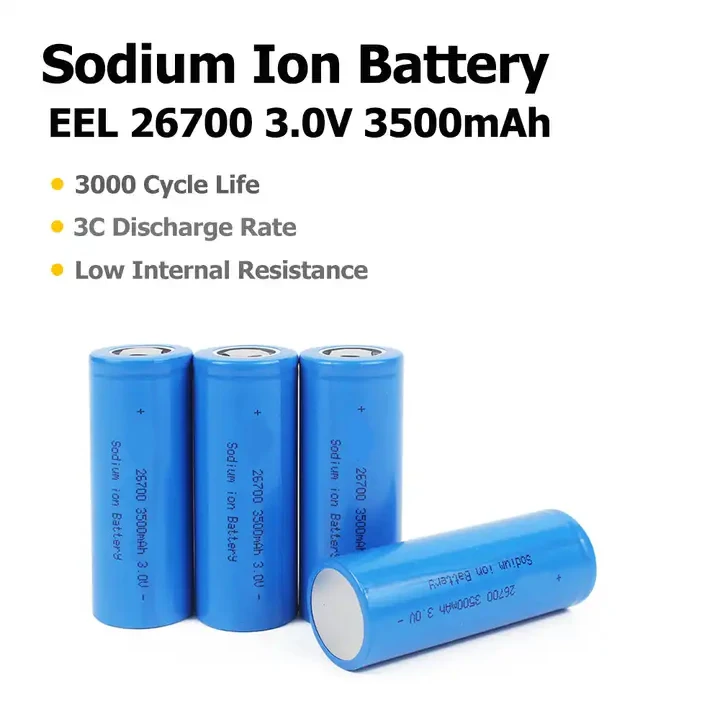 Глубокий разряд 26700 Natrium-Ionen-Batterie 3 0 В 3500 мАч Natrium Ionen Batterie 26650 Natrium-Ion Akku