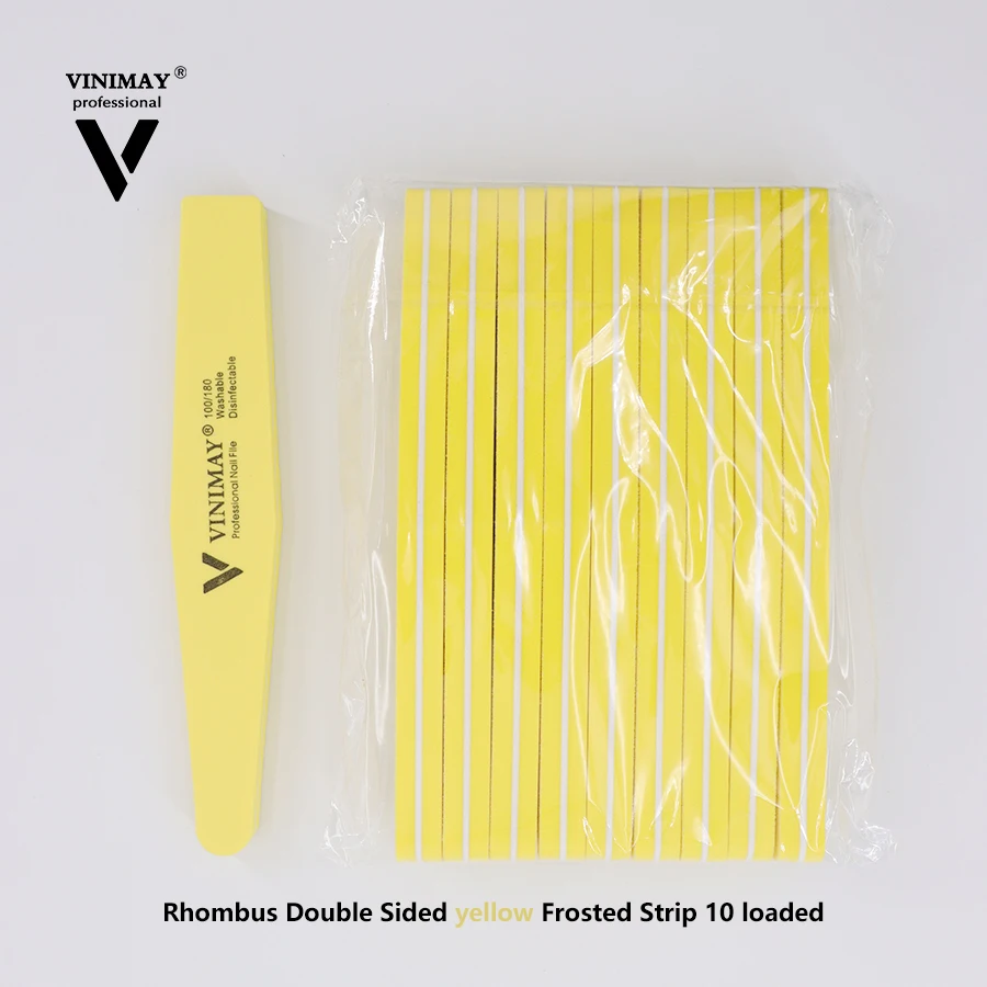 Vinimay Manicure Tools Diamond Sponge Nail File Strip Double-sided Manicure Rubbing High Elasticity Polishing Nail Removal Tool