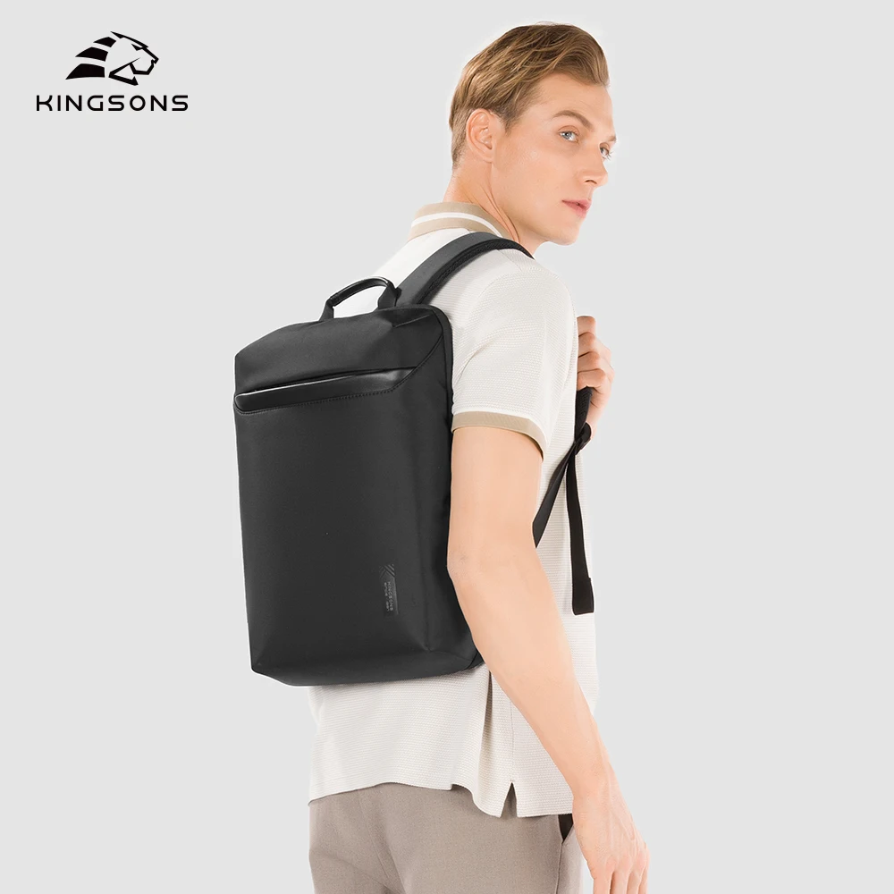 Kingsons NEW waterproof laptop backpacks school bags office computer bag for 15.6 inch laptop men business travel commute