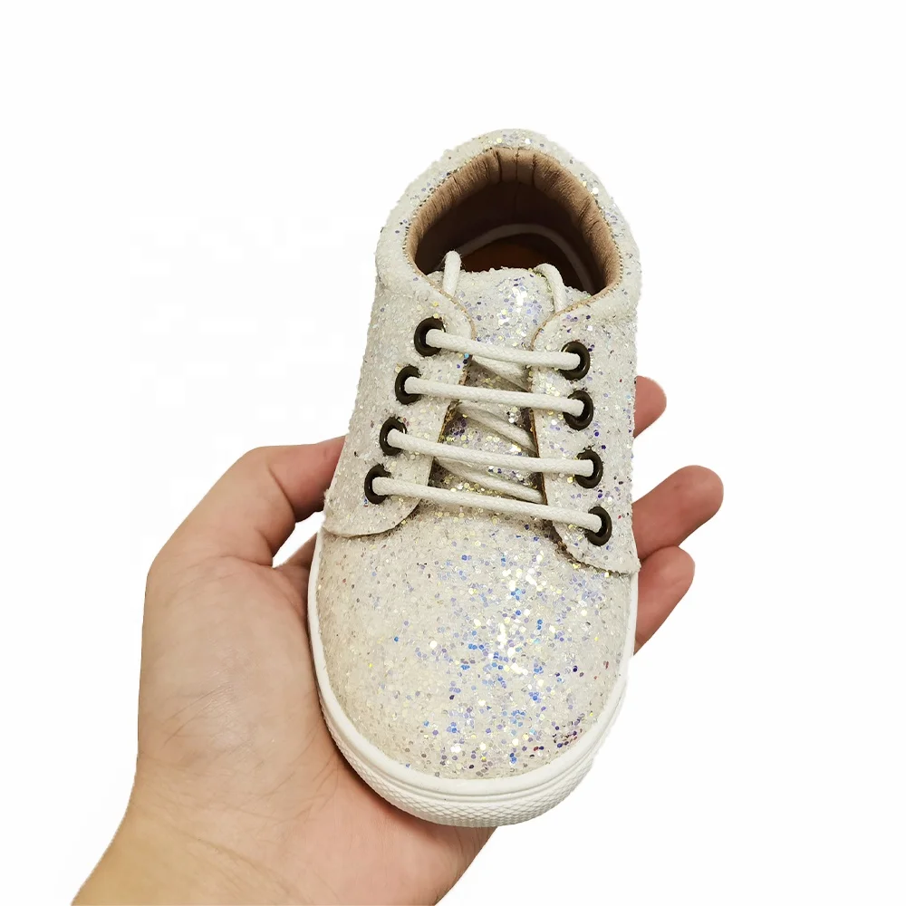 Outdoor Toddler Glitter Shoes Girls Run Sport Children Sneakers with Bling Sequins Shoe