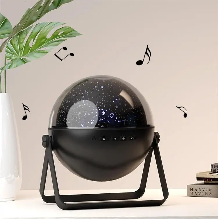 3D Popular Kid Room Decor RGB Dream Moon Star Projection Lamp Master Starry Blue Planet Led Projector Night Light