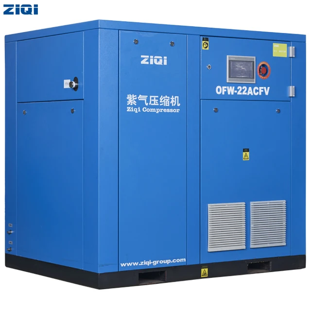 Latest Technology Oil Free Water Lubricated Varible Speed start up High Quality Stationary Screw Air Compressor