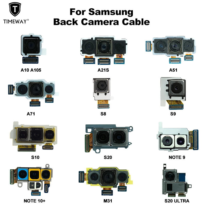 Оригинальная основная задняя камера Flex для Samsung A01 A015F Передняя Задняя гибкий кабель