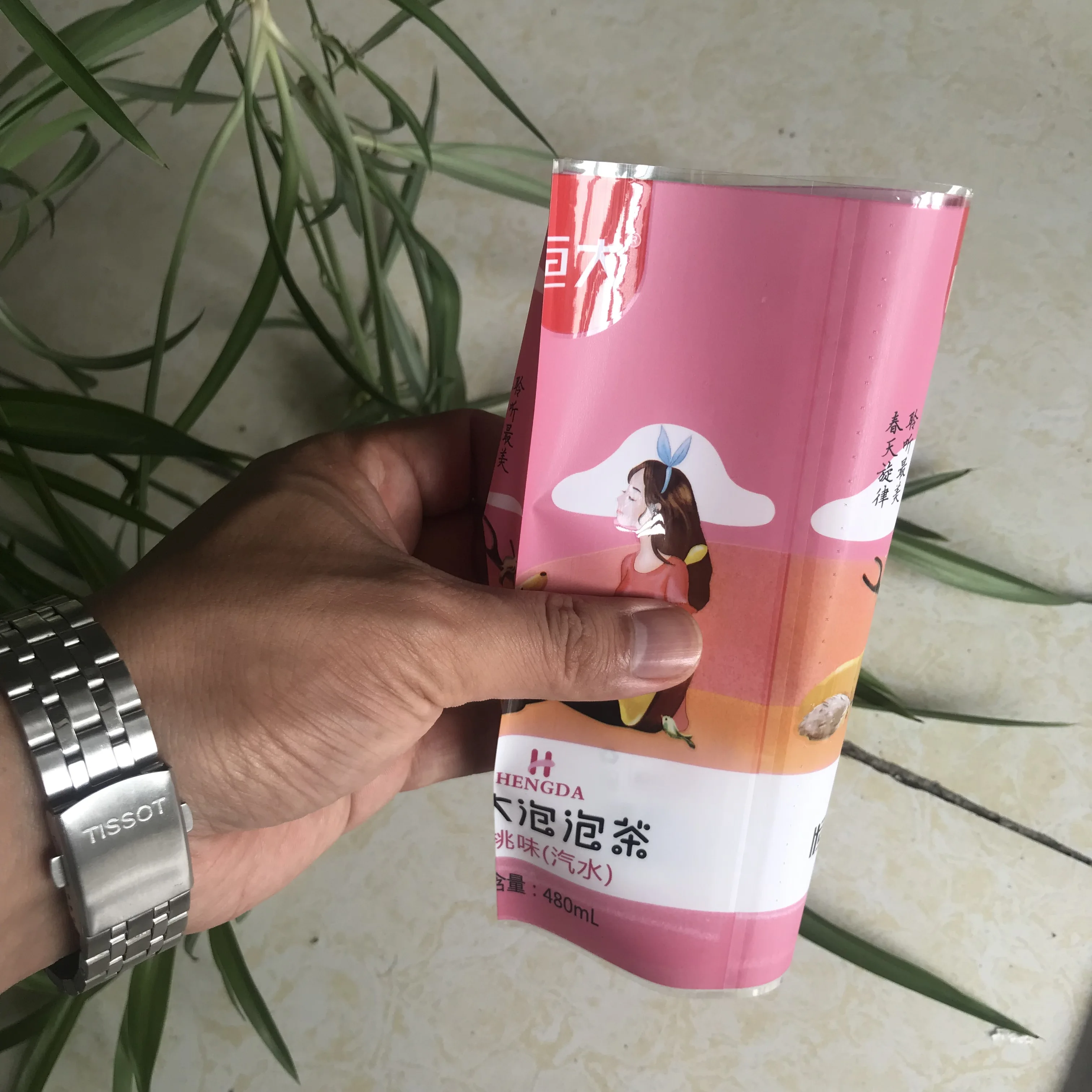 Different sizes and colors custom PE heat shrink sleeve with high shrink ratio