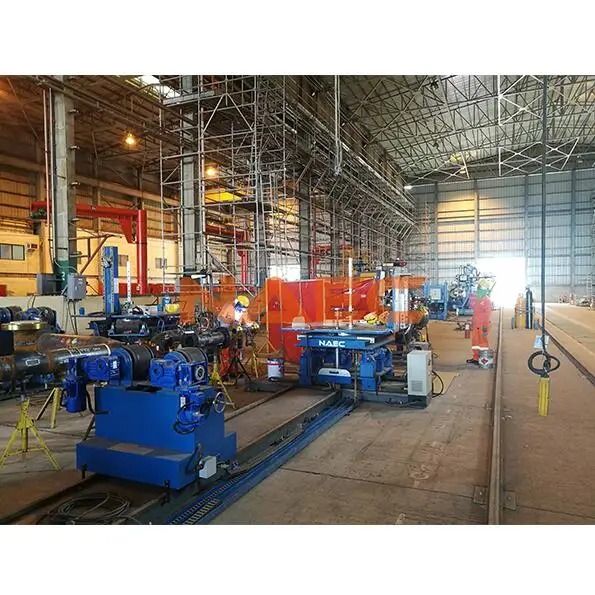 High Quality Slip-on Flange and Pipe Fitting-up Machine Pipe Prefabrication Production