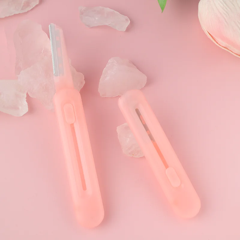 Pearlmax Wholesale Compact Design Woman Ladies Eyebrow Razor Blades For Women