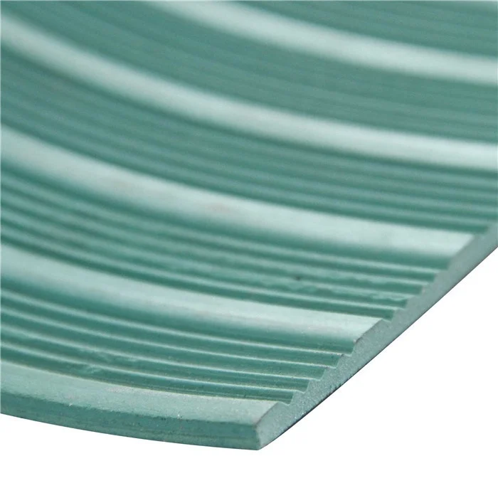 wide ribbed rubber sheets