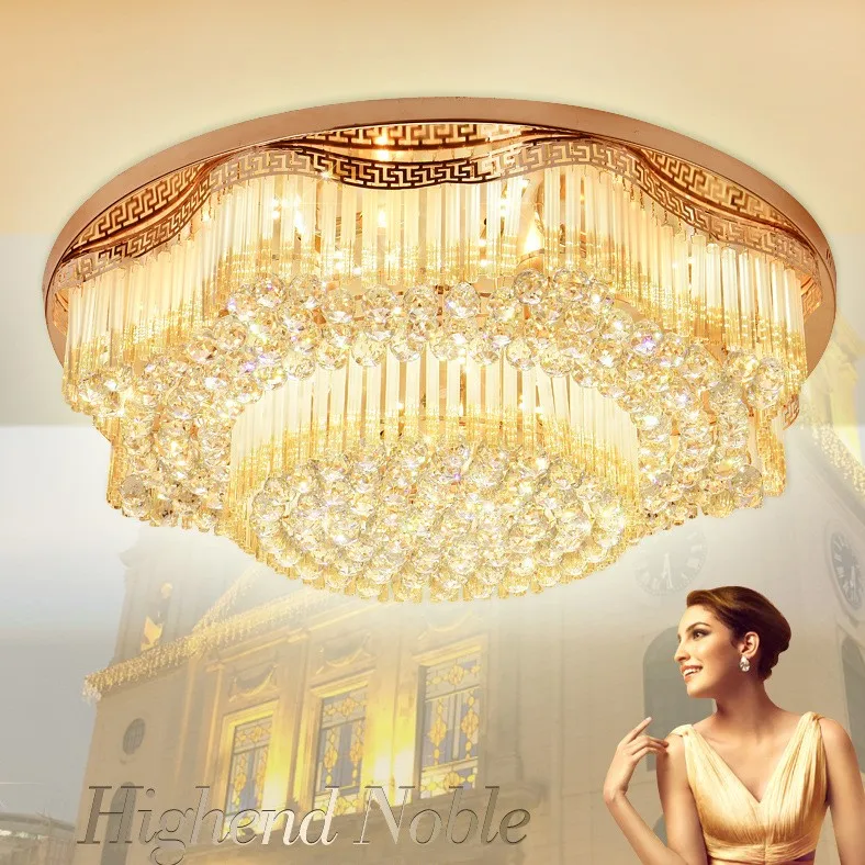 Wholesale Artistic Villa Project Led Crystal Bedroom Foyer Modern Lustre lighting Chandelier