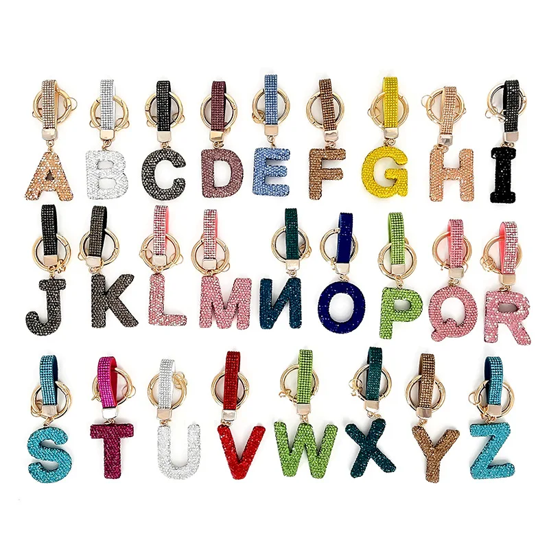 New Arrival Diy Custom Crystal Color 12 Star Sign KeyChain White Crystal 12 Animals Star Key Chain