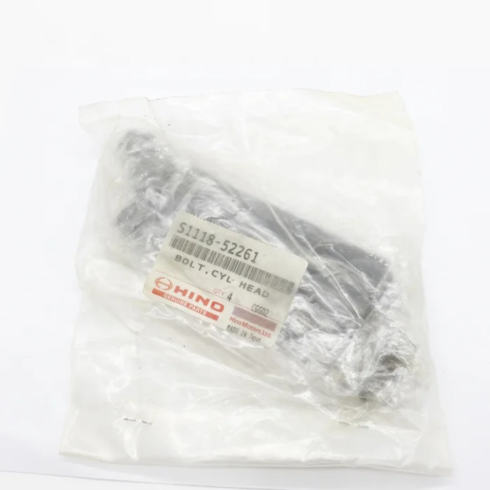 Cylinder Head Bolt For Diesel Engine J05E J08E Excavator Engine S1118-52261 S111852261