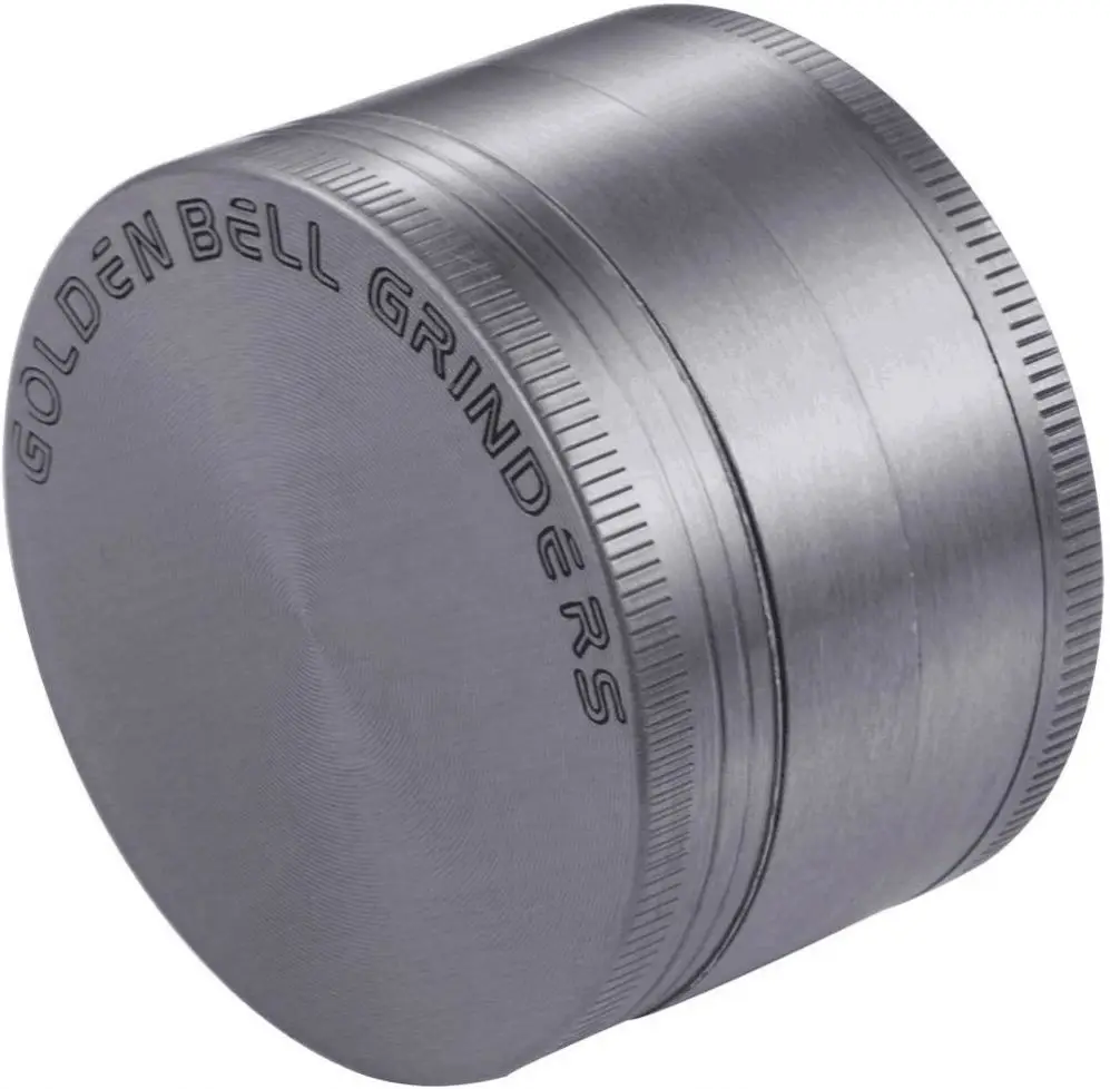 Golden Bell 4 Piece 2 Spice Herb Grinder