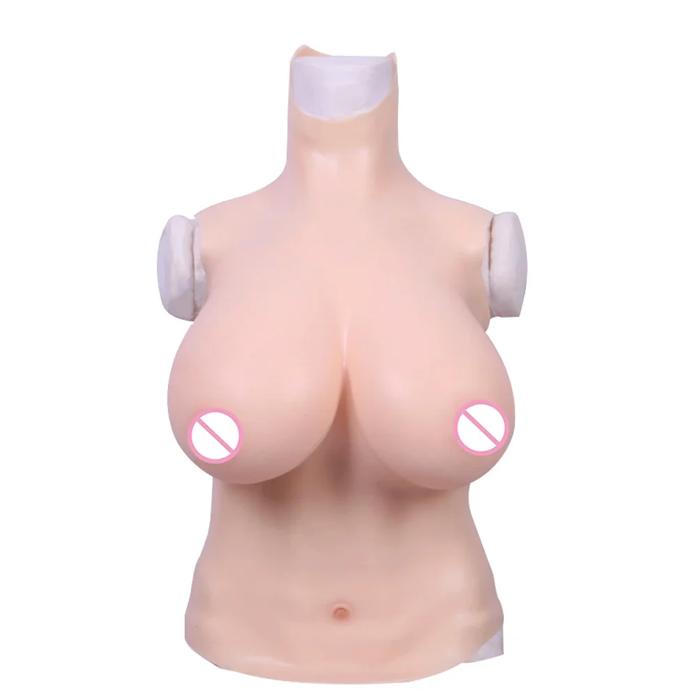 
Half Body D-CUP For Transgender Drag Queen Crossdresser Shemale Breast Forms boobs 
