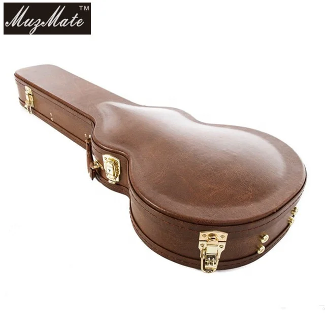 PU Leather Les Paul Guitar Case Hard Shell E-Guitar Wooden Case  OEM ODM