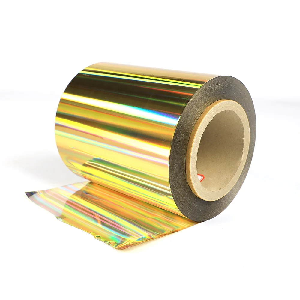 New factory directly sale multi-color customized personalized fashion general laser holographic cold foil for packaging