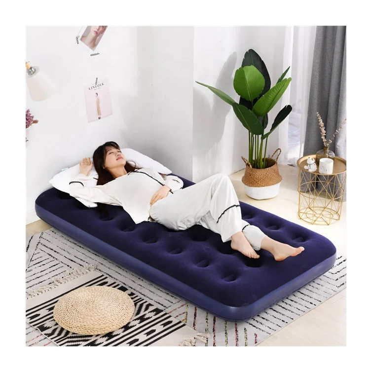 Air Bed with Built-in Electric Pump Fast Inflation Blow Up Air Mattress for Home Travel