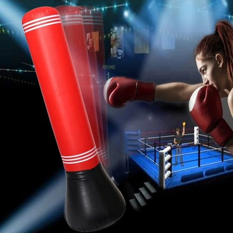 
inflatable fitness Boxing sandbag Vertical household column to relieve pressure vent boxing sandbag 