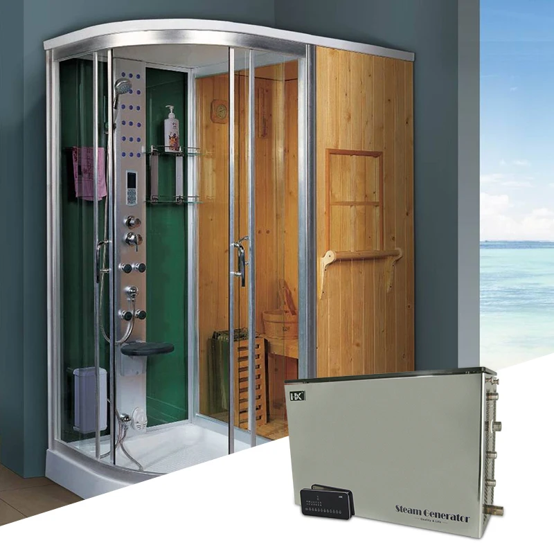 Comes with aromatherapy steam sauna room personal steam shower sauna combo Steam Bath Generator Original Manufacturer