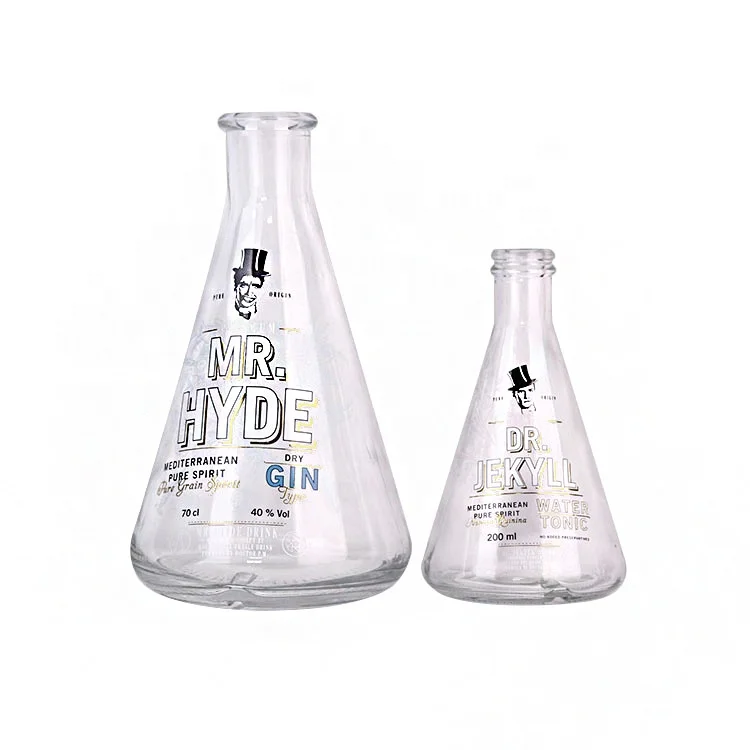 
200ml 700ml narrow mouth glass beaker flask for laboratory wholesale reagent bottle glassware 
